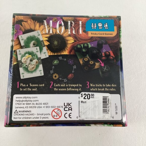 Mori Tricky Card Game Seasons Family Game Night Fun Allplay New Sealed - Picture 3 of 7